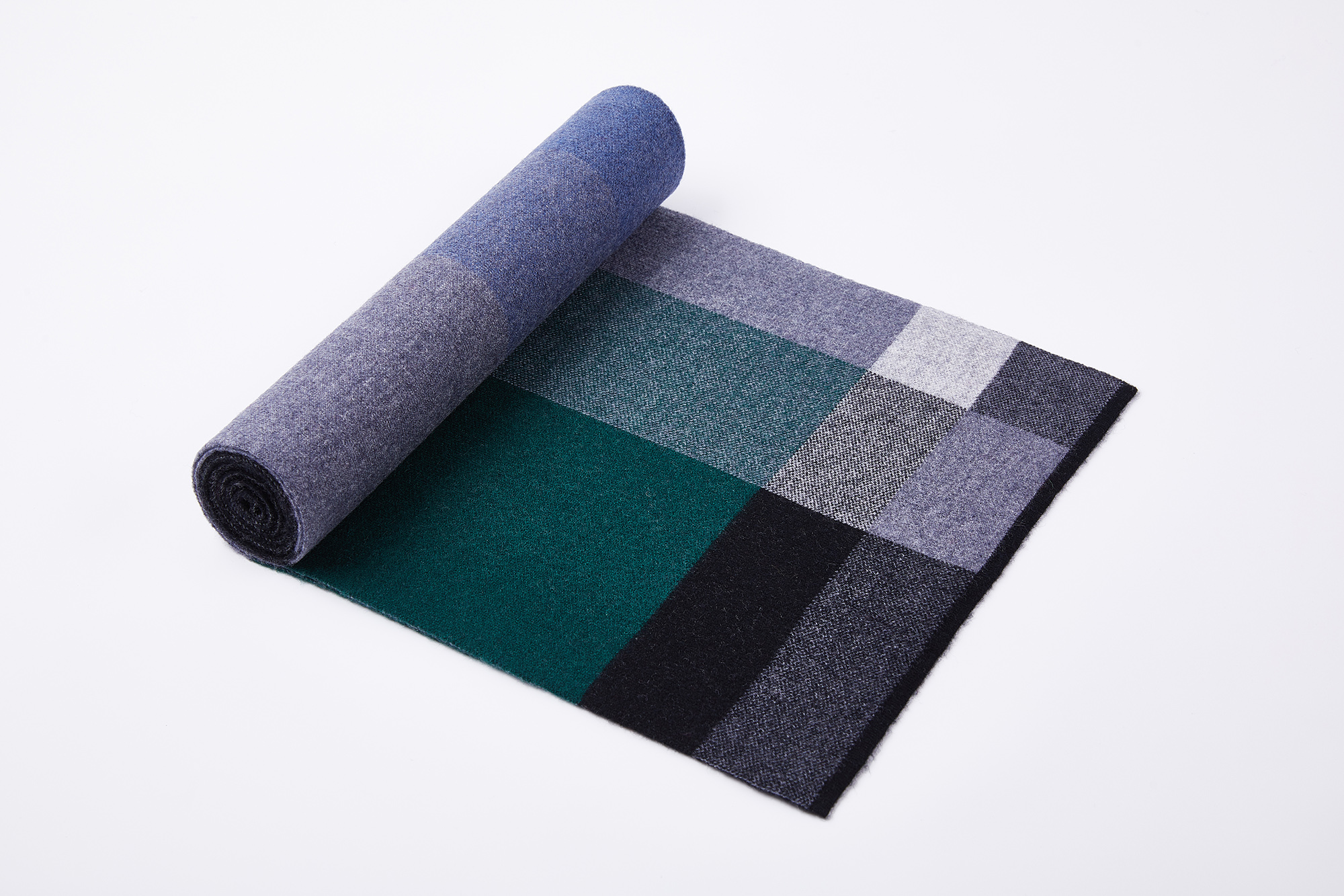 9512 Factory Customized Winter Scarves 100%Wool Scarf Simple Jacquard Warm Scarf for Men