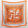 Personalized Print Large Square Silk Scarf for Women Spring and Autumn All Wear Satin Silk Shawl