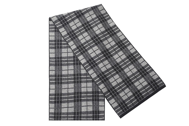 9512 Factory Customized Winter Scarves 100%Wool Scarf Simple Jacquard Warm Scarf for Men