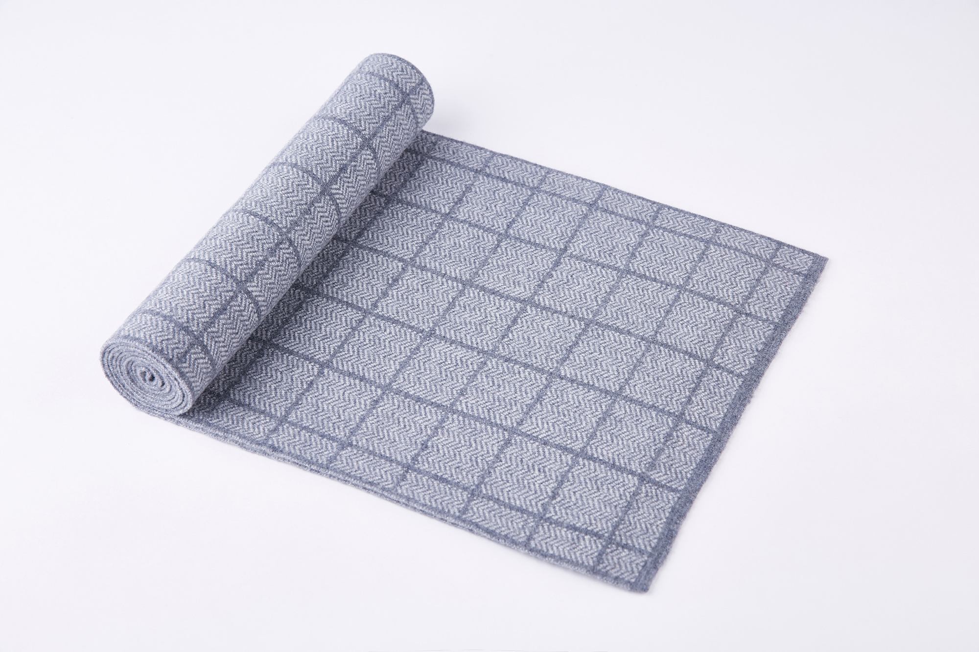  Korean Version of the Checkerboard Men's Wool Scarves Fall and Winter Warm Scarf