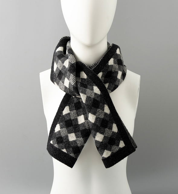 95141 Mige Winter Scarves 100%Wool Scarf Custom Jacquard Winter Scarf for Men And Women