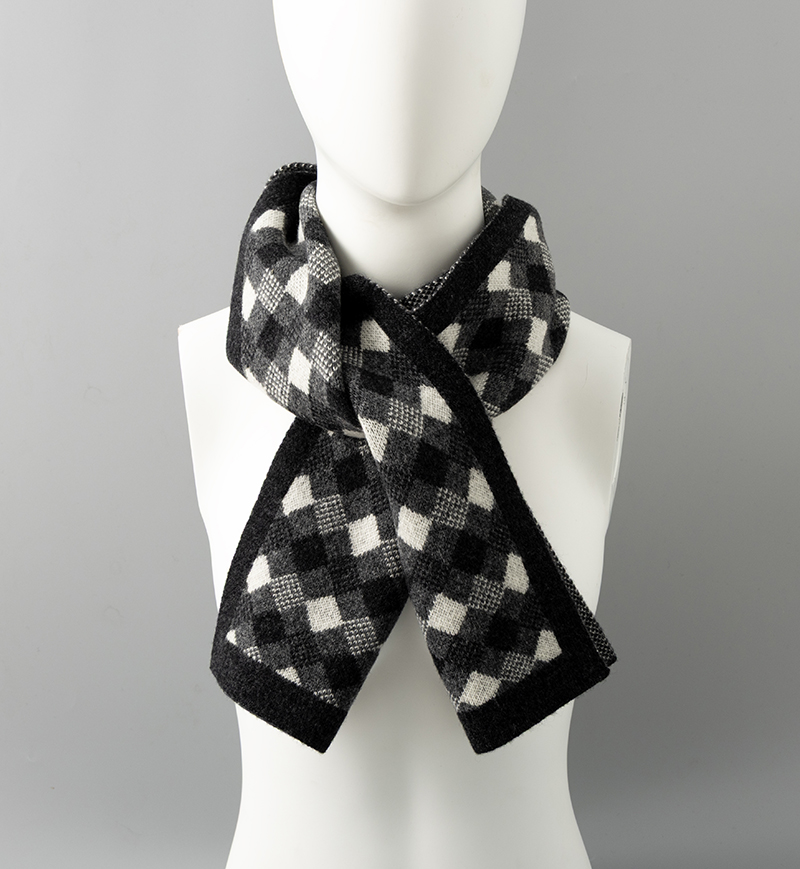 95141 Mige Winter Scarves 100%Wool Scarf Custom Jacquard Winter Scarf for Men And Women