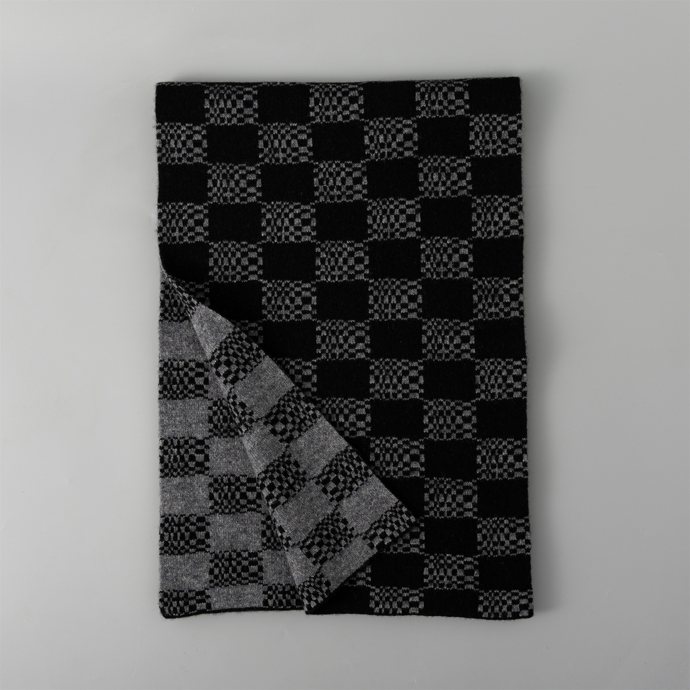 95106 Luxury Knit 100%Wool Scarf Premium Soft Winter Wrap for Men & Women