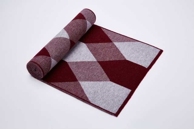 9311 Male Neckwear Accessory Fashion Classic Winter Scarf 100%Wool Scarves for Men
