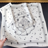 Manufacture Woman Personalized Square Silk Satin Scarf Accept Custom Printing
