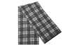 9592 100% Wool Winter Scarf for Men Plaid And Striped Business Casual Jacquard Thickened Scarf