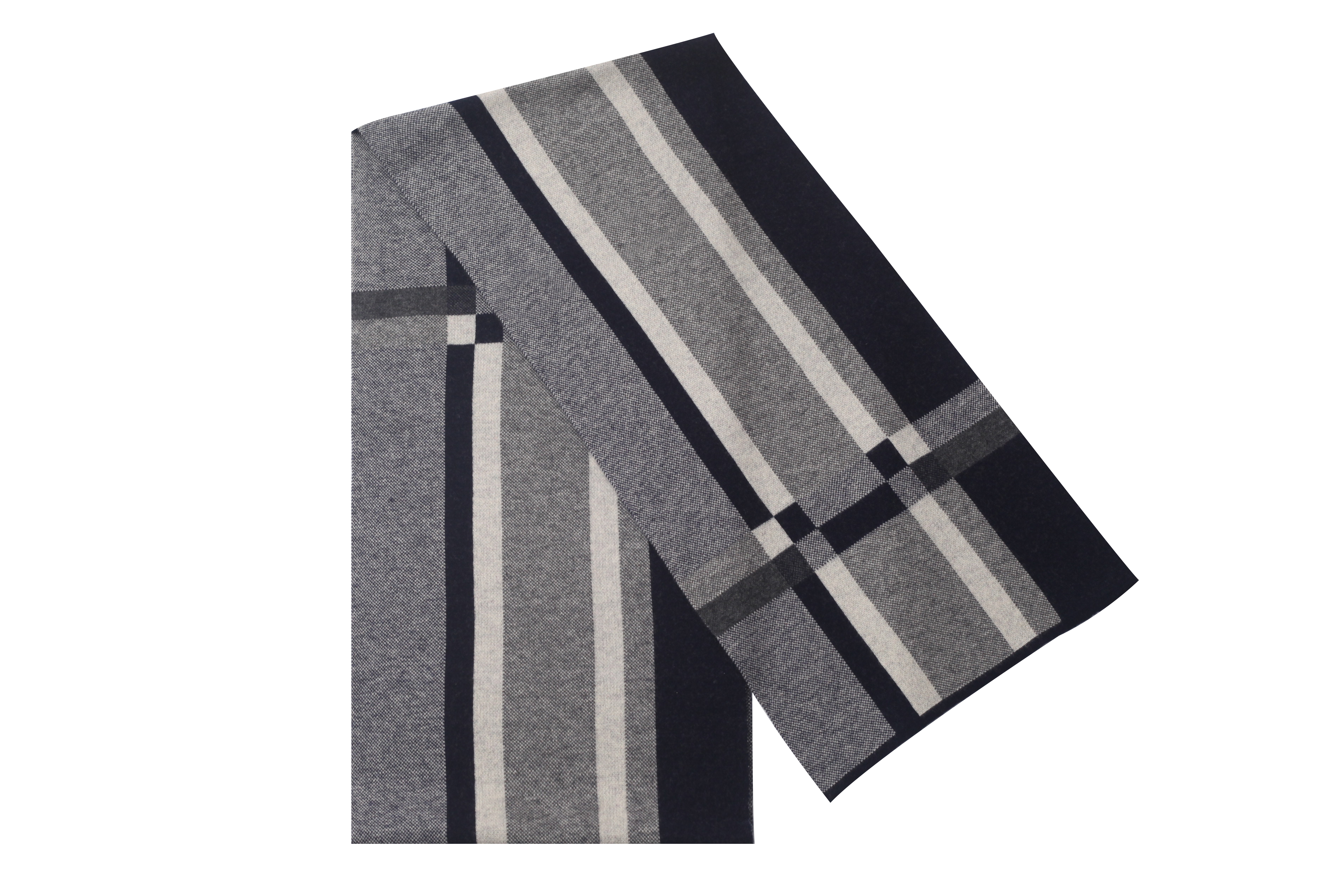 9560 Gentleman's Winter Warm Long Hound Tooth Check Scarf Cheap Digital Printed Wool Houndstooth Scarf for Men