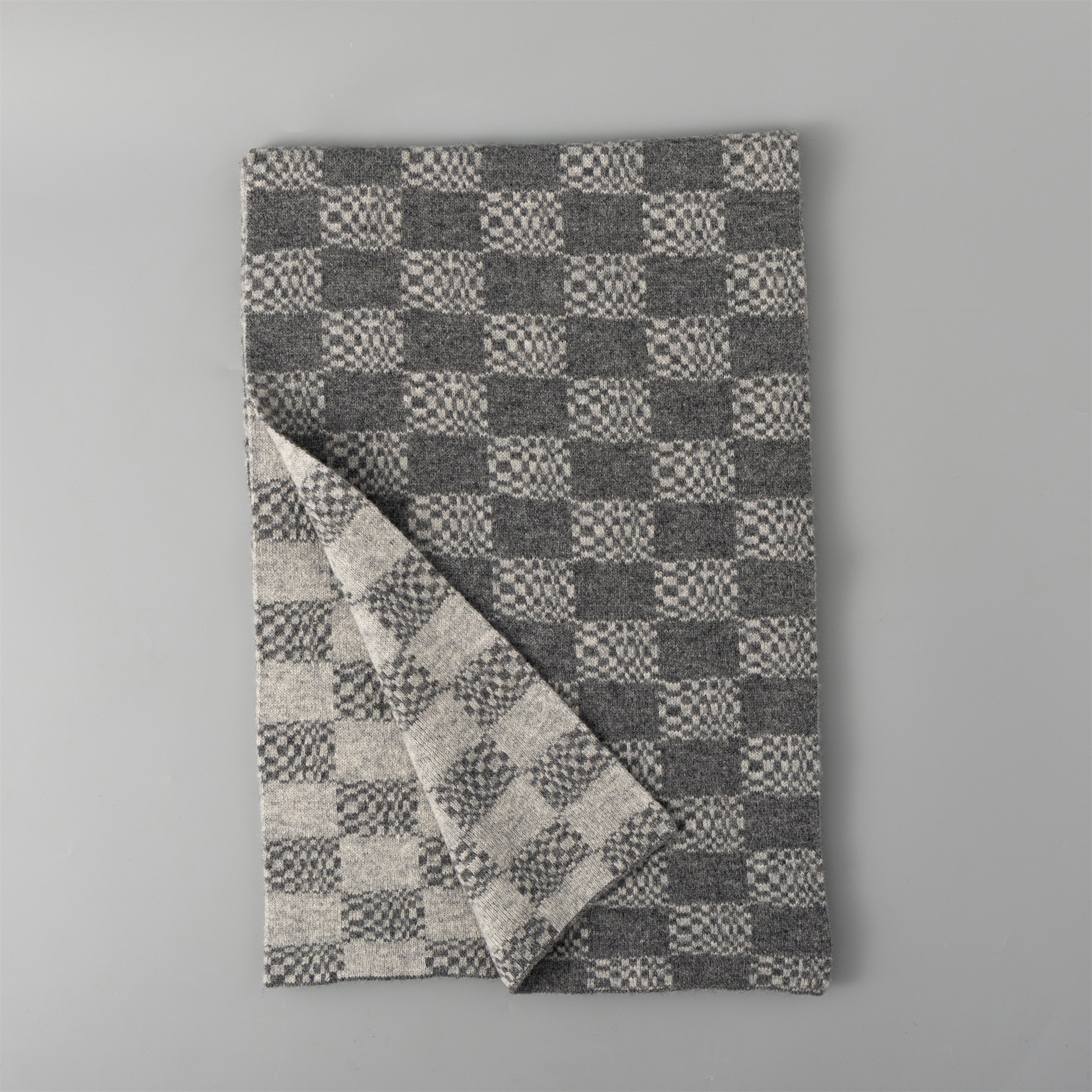 95106 Luxury Knit 100%Wool Scarf Premium Soft Winter Wrap for Men & Women