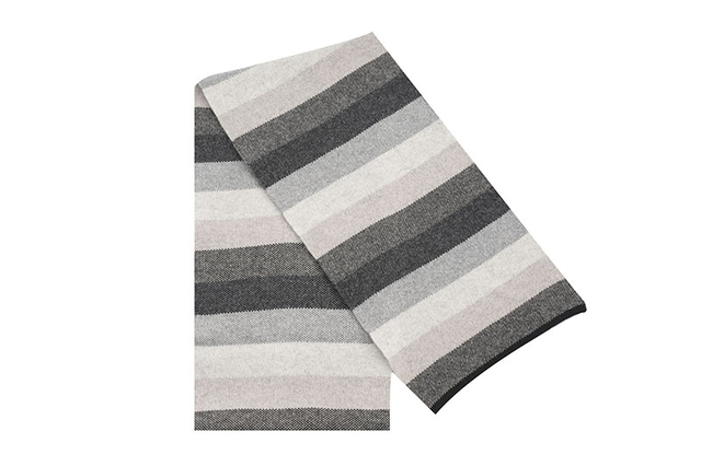 9593 100% Wool Custom Winter Scarf Knitted Cashmere Plaid Design for Men Long Length Tropical Pattern