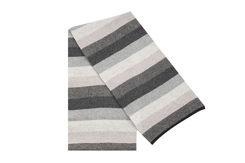 9593 100% Wool Custom Winter Scarf Knitted Cashmere Plaid Design for Men Long Length Tropical Pattern
