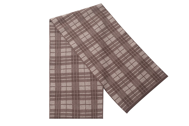 9592 100% Wool Winter Scarf for Men Plaid And Striped Business Casual Jacquard Thickened Scarf