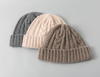 M25037 Wool Knitted Hat for Men and Women Autumn and Winter Solid Color Universal Fashion Warm Woolen Hat-for Travel