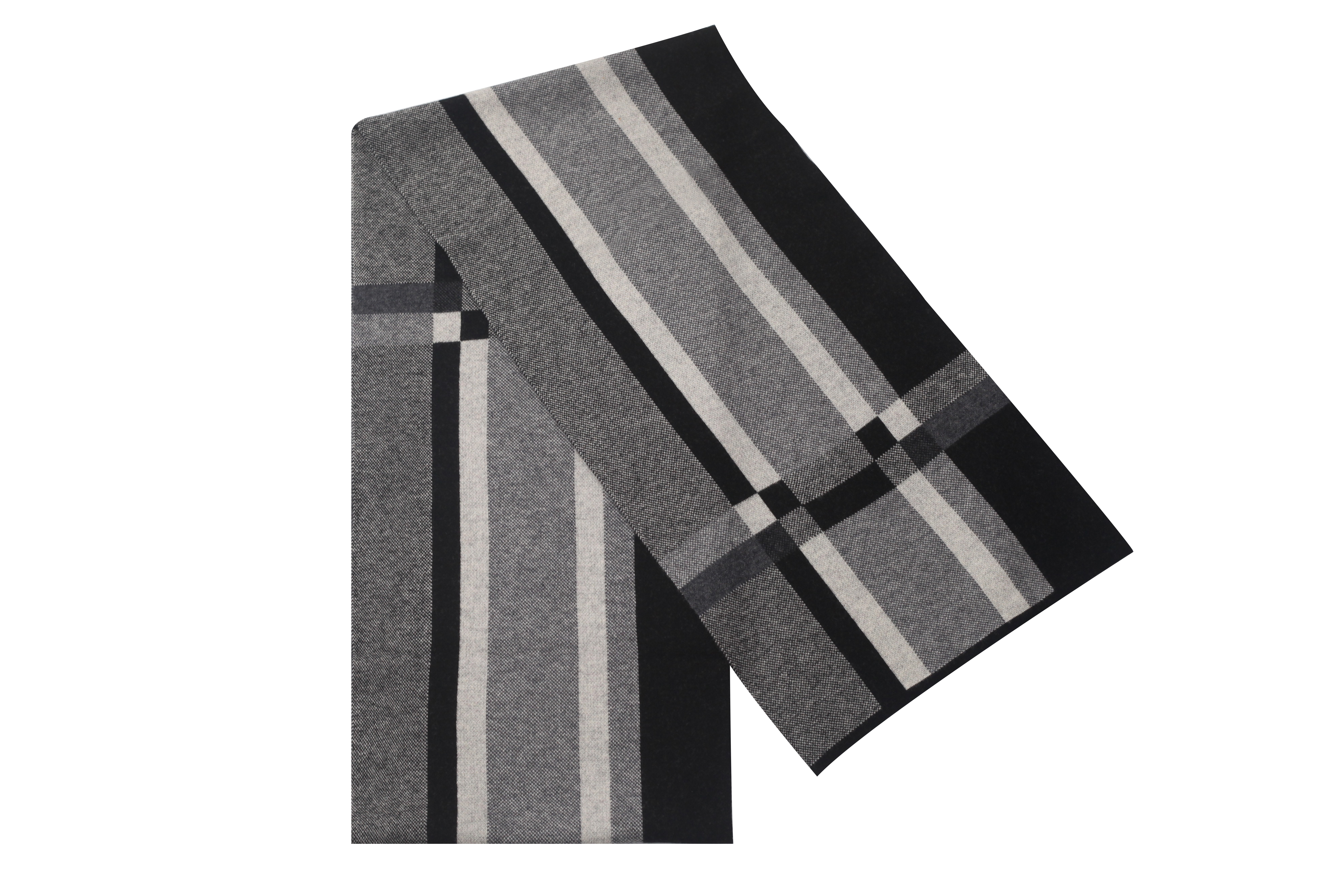 9560 Gentleman's Winter Warm Long Hound Tooth Check Scarf Cheap Digital Printed Wool Houndstooth Scarf for Men