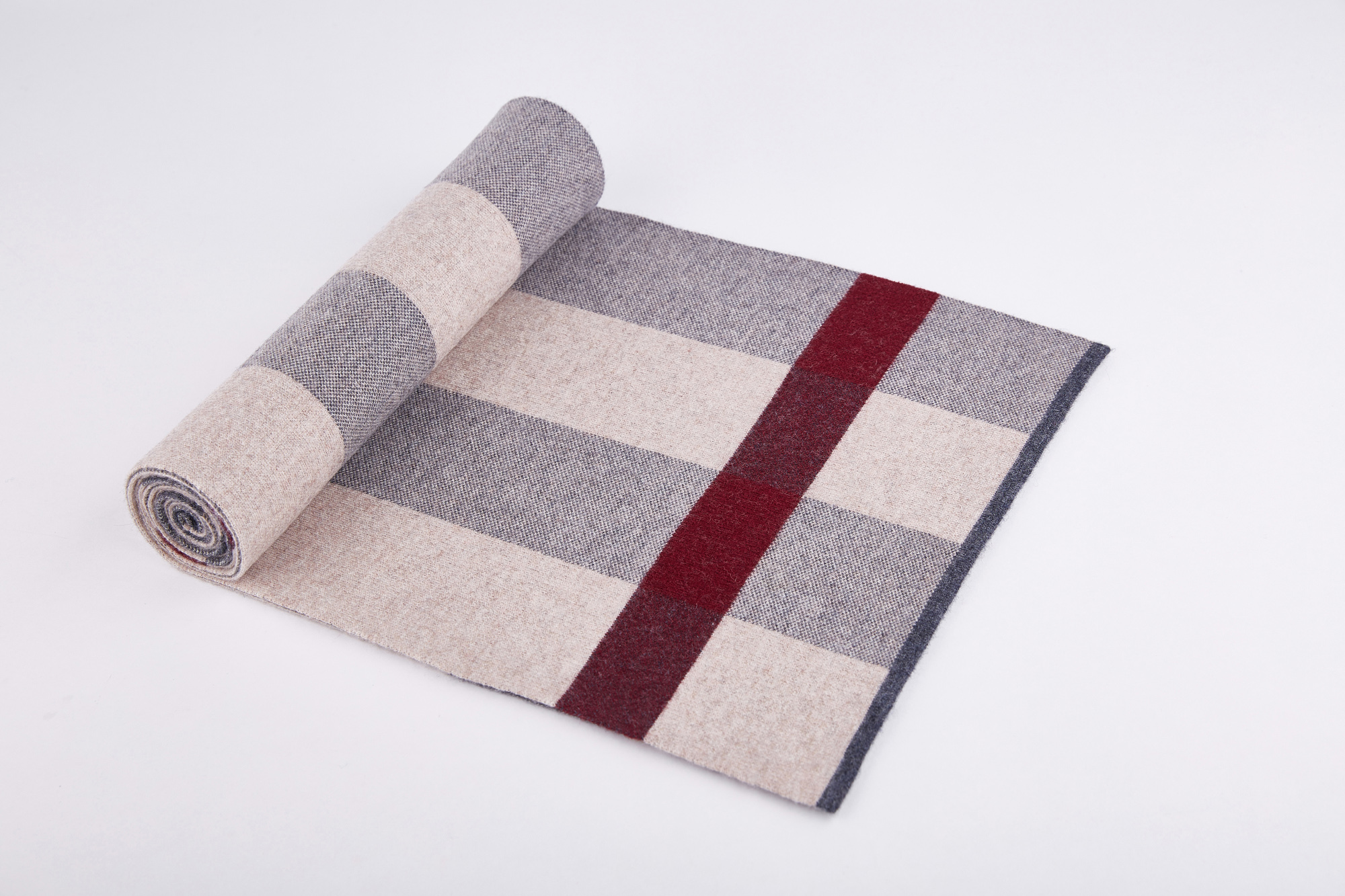 9138 100% Wool Scarf Men's New Winter Fashion Business Thick Warm Scarf Wholesale