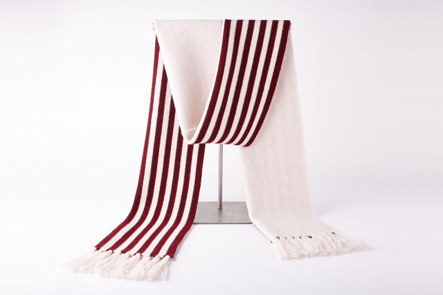 9202 100% Wool Scarf Plaid Double Sided Scarves Warm And Comfortable Winter Scarf for Men