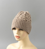 M95248 Winter Hat Thick Warm Soft Wool Hat Wholesale Knit Beanie for Women Accept Custom Logo