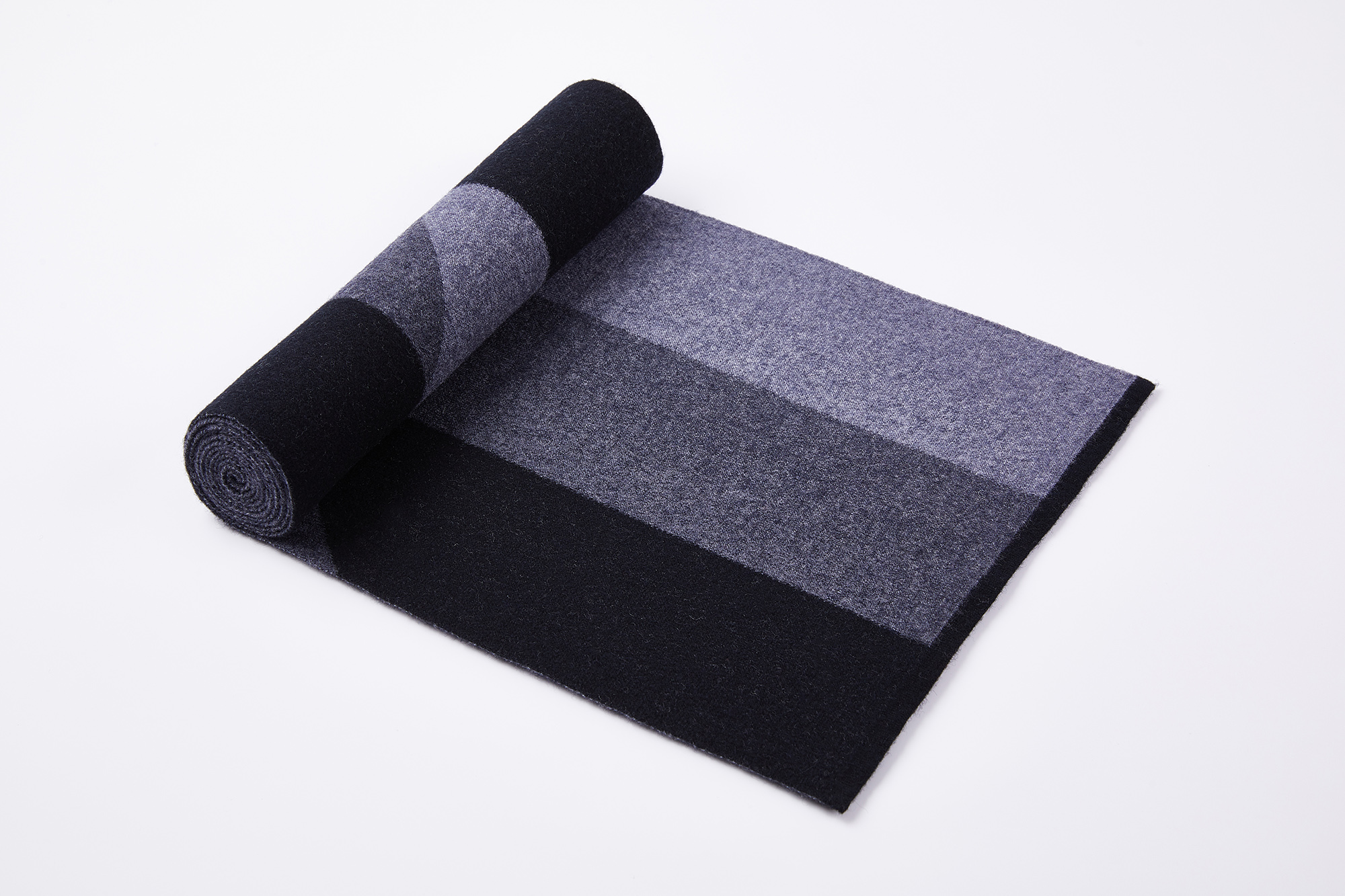 9508 Custom Logo Men's Long Style Winter Scarf 100% Wool Cashmere Business Accessory