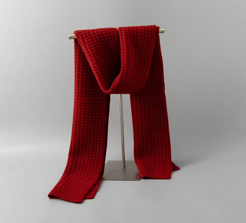 95109 Wool Knitted Long Winter Scarf Soft Skin Friendly Multi-Color Warmth Scarf