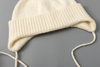 M95170 100% Wool Korean-style Ins Sweet Fluffy Ear-covering Hat Women Winter Knitted Beanies