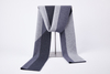 9508 Custom Logo Men's Long Style Winter Scarf 100% Wool Cashmere Business Accessory