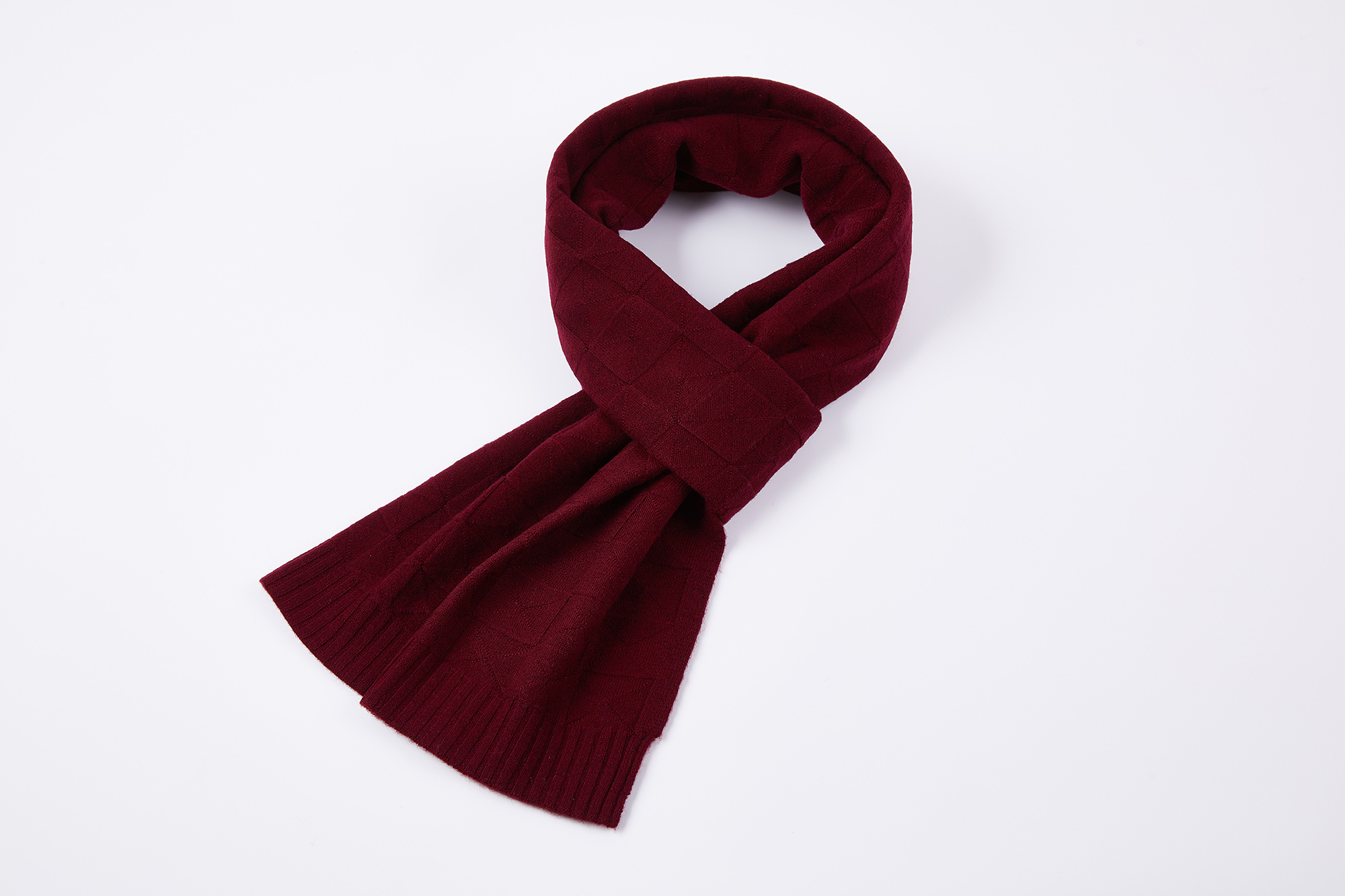 9516 Custom Men's Winter Scarf New Fashion100% Wool Shawl Traditional Style