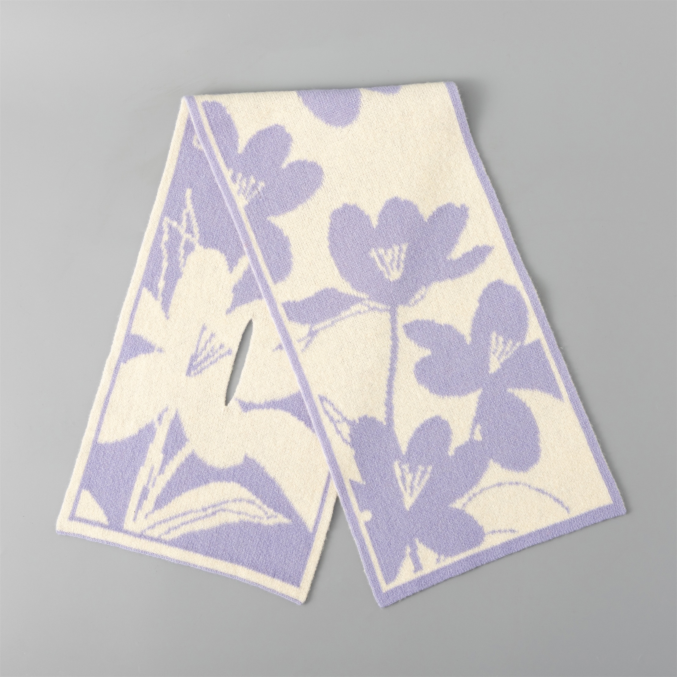 95119 High Quality Jacquard Ethnic Style Retro Wool Double-sided Scarf for Women's Custom Design And Logo