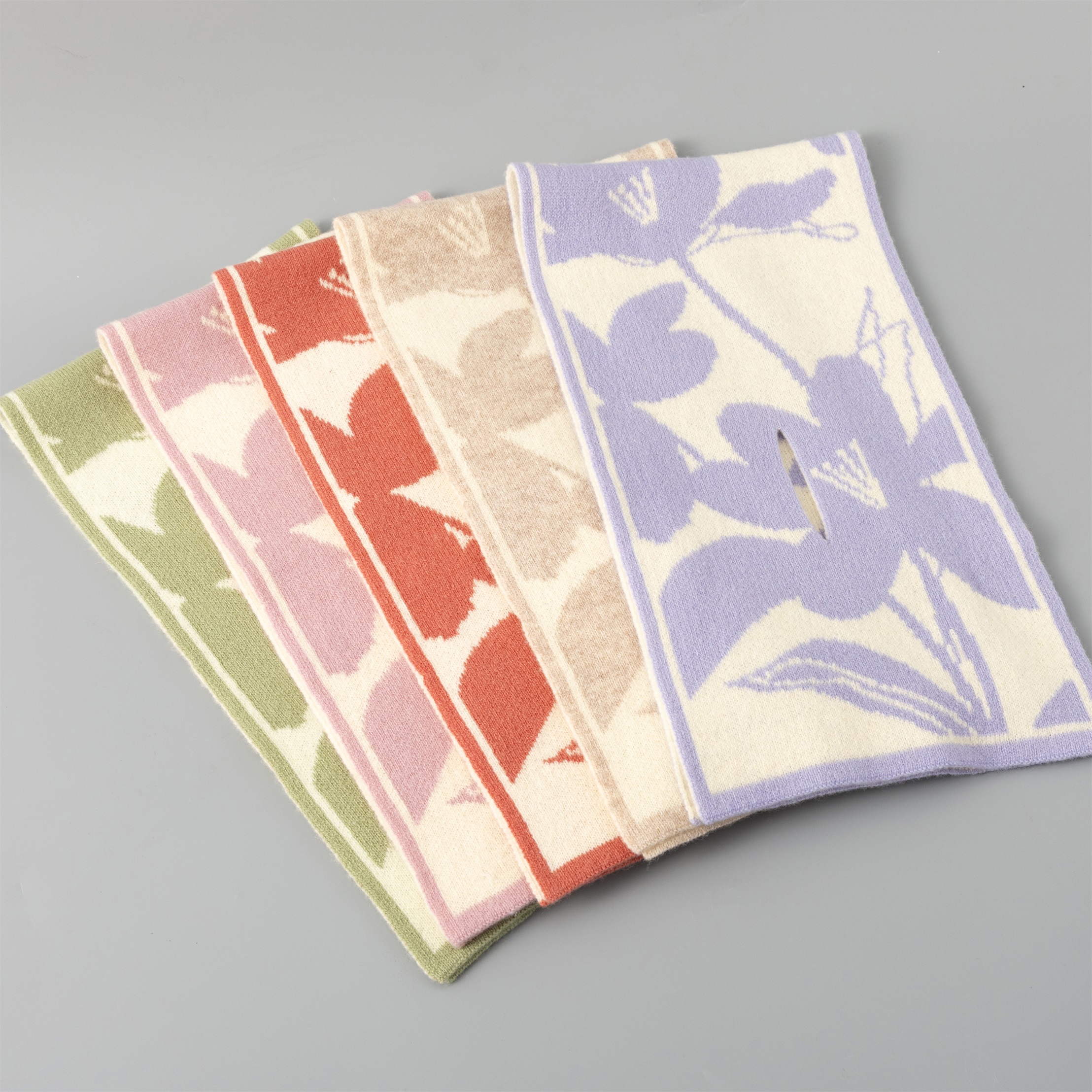 95119 High Quality Jacquard Ethnic Style Retro Wool Double-sided Scarf for Women's Custom Design And Logo