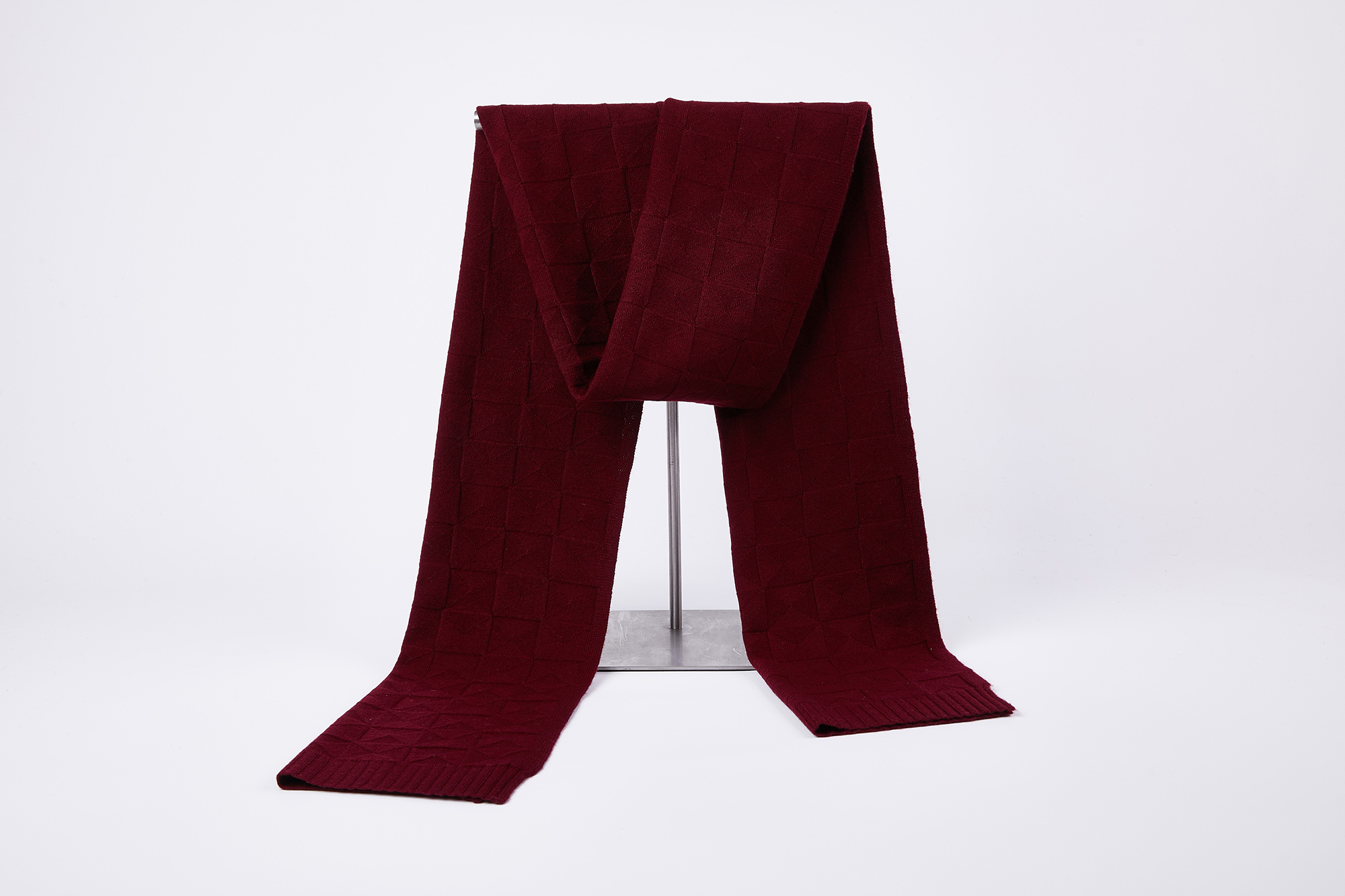 9516 Custom Men's Winter Scarf New Fashion100% Wool Shawl Traditional Style