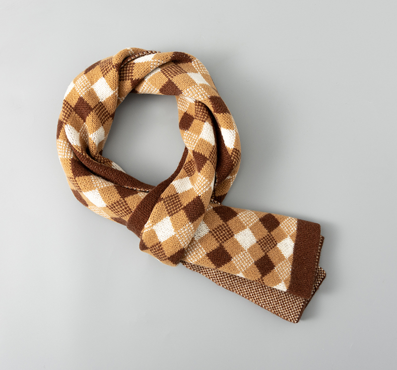 95141 Mige Winter Scarves 100%Wool Scarf Custom Jacquard Winter Scarf for Men And Women