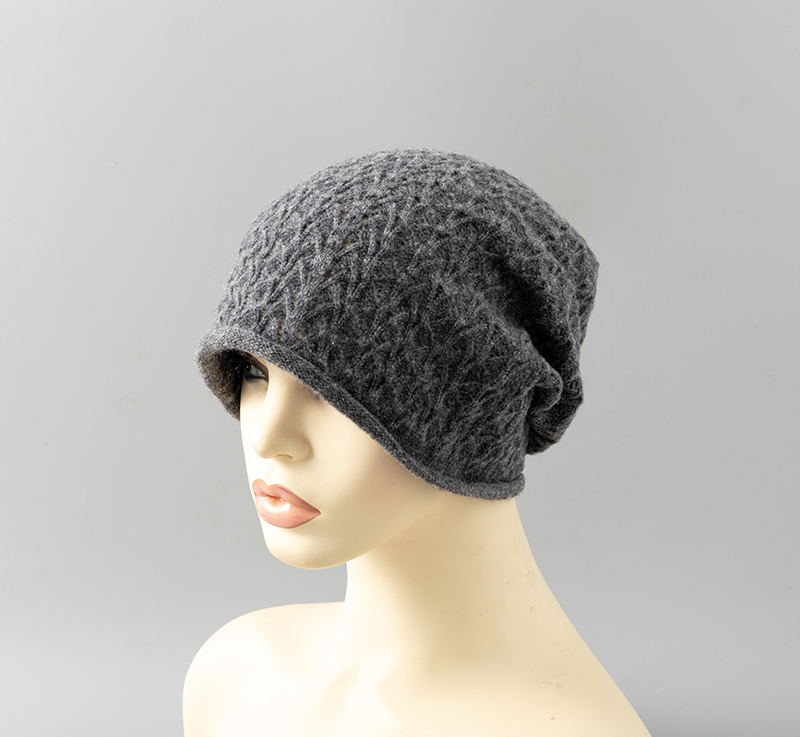 M95172 Winter Hat for Women Wool Knitted Beanies Thick Warm Ladies Hat Female Pure Wool Beanie Hats