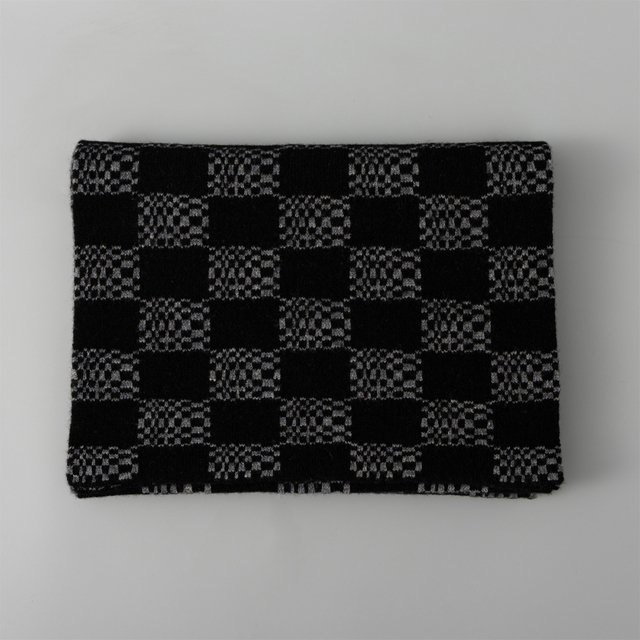 95106 Luxury Knit 100%Wool Scarf Premium Soft Winter Wrap for Men & Women