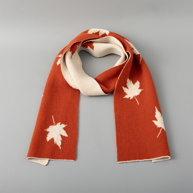 95093 100% Wool Knitted Scarf Winter Square Style Shawl Christmas Gifts