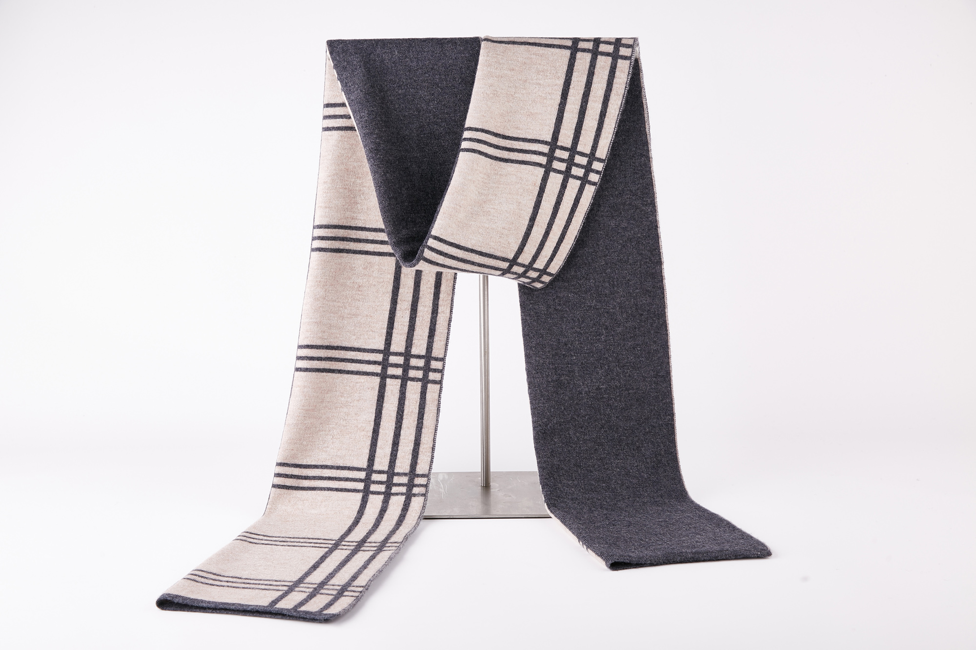 9291 New High Quality Autumn And Winter 100% Wool Warm Long Scarfs for Men Stylish