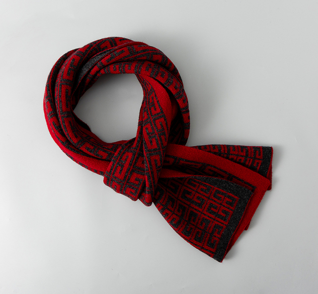 95145 Men and Women Winter Wool Scarves Shawl Outdoor 100% Wool Scarf