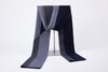 9508 Custom Logo Men's Long Style Winter Scarf 100% Wool Cashmere Business Accessory