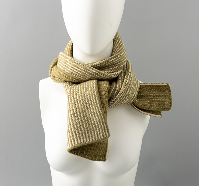 95130 Warm Custom Scarves for Men Women Soft Wool Knitted Winter Scarf