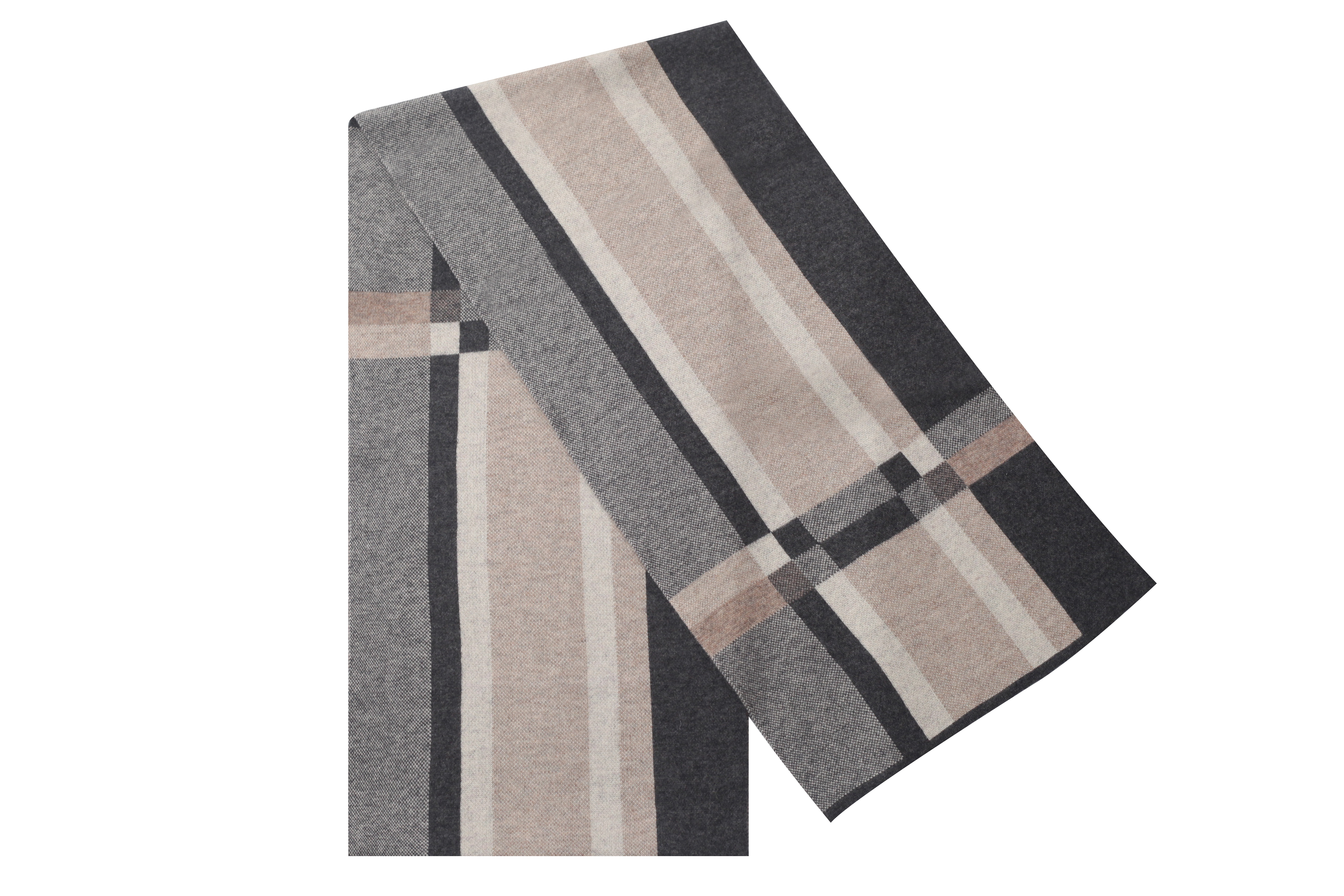 9560 Gentleman's Winter Warm Long Hound Tooth Check Scarf Cheap Digital Printed Wool Houndstooth Scarf for Men