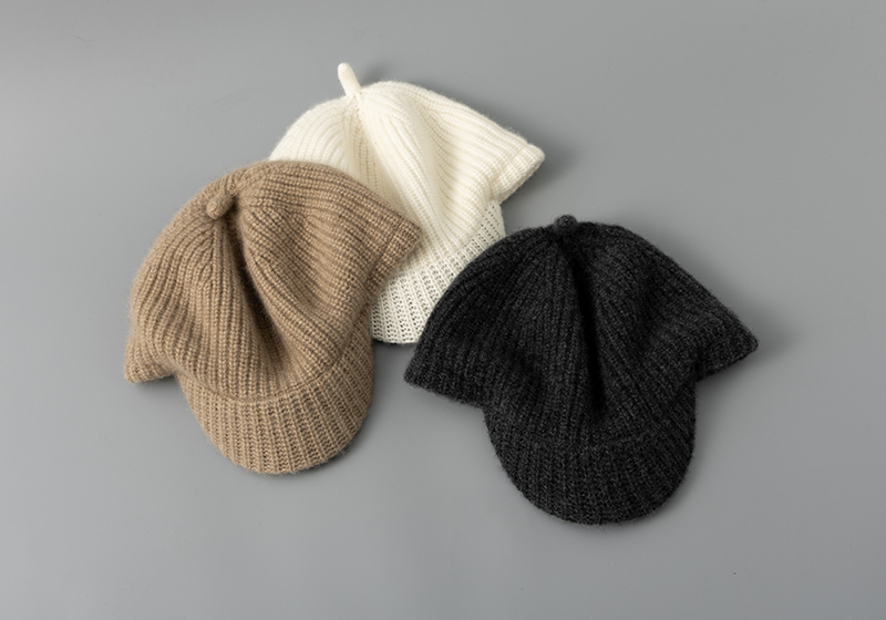 M25035 Merino Wool Baseball Hat Unisex 2025 Autumn Winter New Wool Knitted Outdoor Baseball Cap